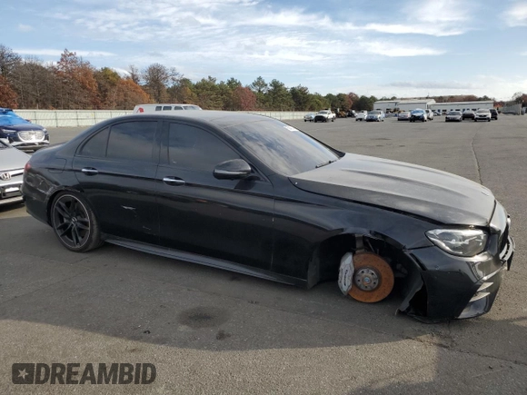 2023 Mercedes-Benz E 53 AMG with VIN W1KZF6BB7PB100429, listed as a Copart auction lot 76947544 with 12,087 mi miles and Salvage Title. Bid and sale history available at DreamBid. Image 4.