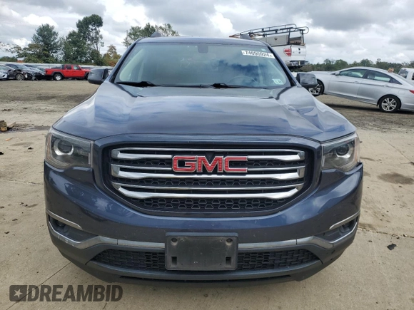 2019 GMC Acadia SLT with VIN 1GKKNVLS4KZ126885, listed as a Copart auction lot 74095924 with 100,540 mi miles and Salvage Title. Bid and sale history available at DreamBid. Image 5.