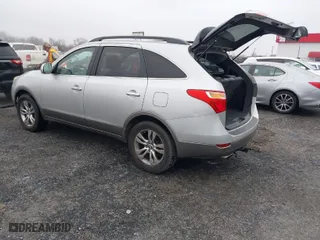 2012 Hyundai Veracruz Limited with VIN KM8NU4CC4CU190899, listed as a IAAI auction lot 41511662 with 201,617 mi miles. Bid and sale history available at carsss.com. Image 3.