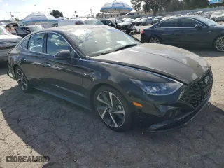 2023 Hyundai Sonata SEL Plus with VIN KMHL44J2XPA274413, listed as a Copart auction lot 47249855 with 44,117 mi miles and Salvage Title. Bid and sale history available at carsss.com. Image 4.