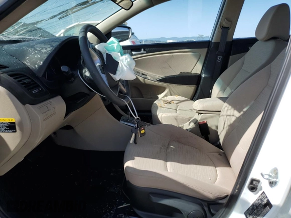 2016 Hyundai Accent SE with VIN KMHCT4AE6GU085432, listed as a Copart auction lot 52680535 with 31,515 mi miles and Salvage Title. Bid and sale history available at DreamBid. Image 7.