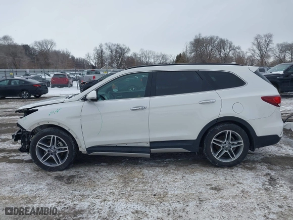 2017 Hyundai Santa Fe Limited Ultimate with VIN KM8SRDHF8HU207282, listed as a IAAI auction lot 41555970 with 120,456 mi miles. Bid and sale history available at carsss.com. Image 14.
