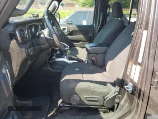 2018 Jeep Wrangler Unlimited Sport with VIN 1C4HJXDG4JW120883, listed as a Copart auction lot 62215845 with 58,632 mi miles and Salvage title. Bid and sale history available at DreamBid. Image 7.