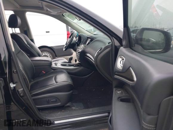 2019 Infiniti QX60 LUXE with VIN 5N1DL0MN7KC500202, listed as a IAAI auction lot 41229623 with 103,626 mi miles. Bid and sale history available at carsss.com. Image 5.