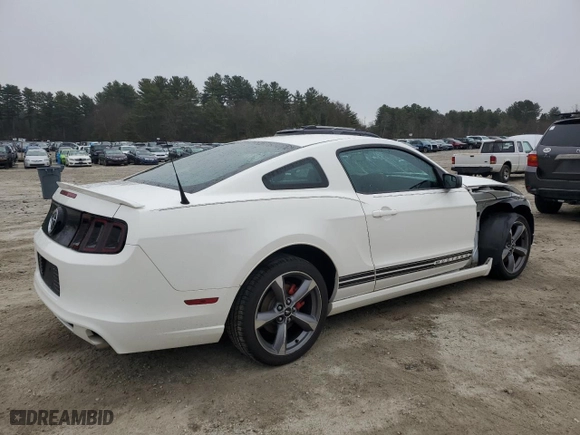 2013 Ford Mustang V6 with VIN 1ZVBP8AMXD5281377, listed as a Copart auction lot 49695865 with 30,474 mi miles and Clean Title. Bid and sale history available at carsss.com. Image 3.