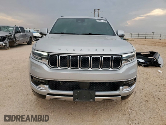 2022 Jeep Wagoneer Series III with VIN 1C4SJUDT4NS168124, listed as a Copart auction lot 59951125 with 30,097 mi miles and Salvage title. Bid and sale history available at DreamBid. Image 5.