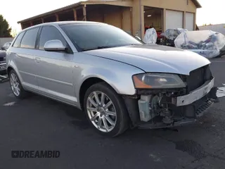 2009 Audi A3 S-Line with VIN WAUKD78P39A048622, listed as a IAAI auction lot 41391863 with 197,648 mi miles. Bid and sale history available at carsss.com. Image 1.