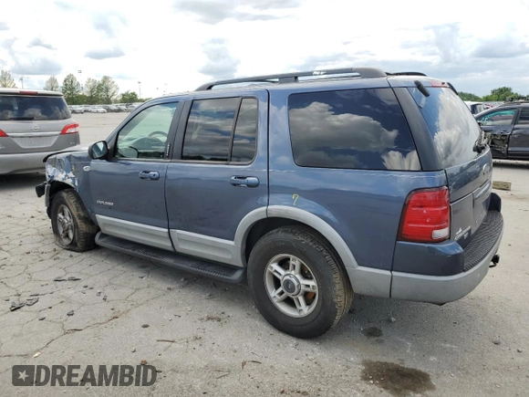 2002 Ford Explorer XLT с VIN 1FMZU73E02ZA04975, выставлен на аукционе Copart как лот 58566675 с пробегом Не указан миль и Списание • Salvage title. История ставок и продаж доступна на DreamBid. Изображение 2.