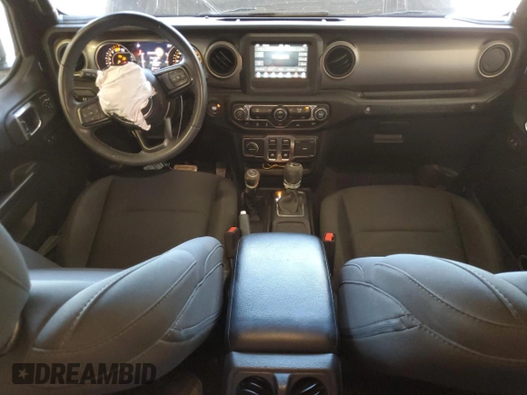 2021 Jeep Wrangler Sport S with VIN 1C4GJXAN1MW681030, listed as a Copart auction lot 79663324 with 38,526 mi miles and Salvage title. Bid and sale history available at DreamBid. Image 8.