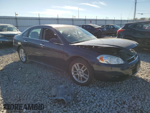 2012 Chevrolet Impala LTZ with VIN 2G1WC5E36C1184041, listed as a Copart auction lot 80520333 with Not Provided miles and Salvage Title. Bid and sale history available at DreamBid. Image 4.