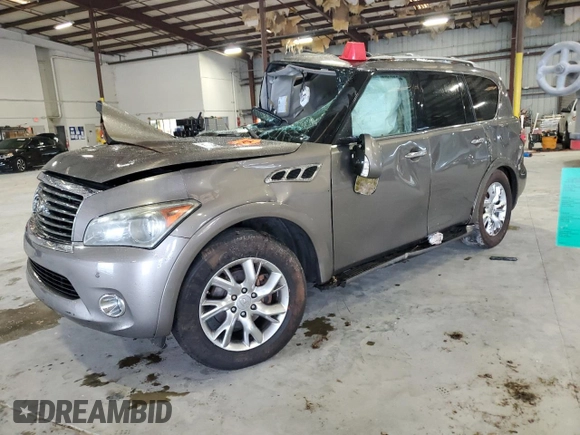 2013 Infiniti QX56 with VIN JN8AZ2NC4D9330416, listed as a Copart auction lot 70080304 with 0 mi miles and Salvage Title. Bid and sale history available at carsss.com. Image 1.