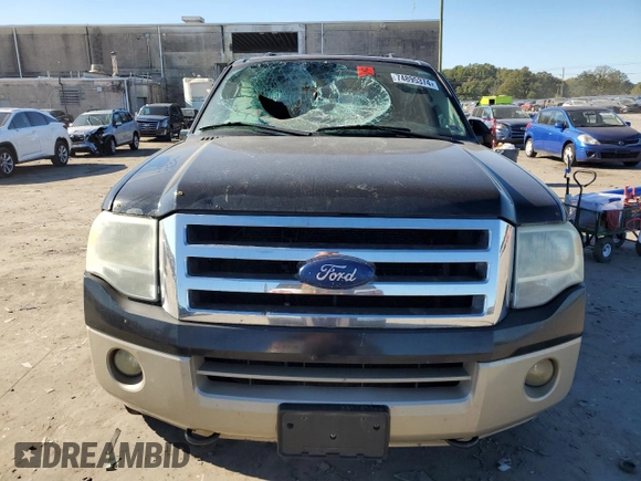 2007 Ford Expedition Eddie Bauer with VIN 1FMFU18567LA29057, listed as a Copart auction lot 42679805 with 259,535 mi miles and Salvage title. Bid and sale history available at DreamBid. Image 5.