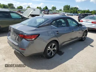 2021 Nissan Sentra SV with VIN 3N1AB8CV1MY284807, listed as a Copart auction lot 61458525 with 71,297 mi miles and Salvage title. Bid and sale history available at DreamBid. Image 3.