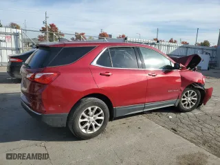 2020 Chevrolet Equinox LT with VIN 2GNAXJEV6L6126411, listed as a Copart auction lot 78169094 with 34,136 mi miles and Salvage Title. Bid and sale history available at carsss.com. Image 3.