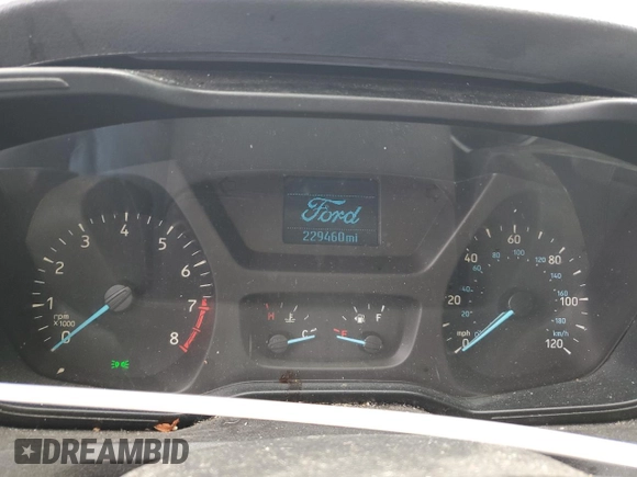 2018 Ford Transit with VIN 1FTYR1ZM1JKB16981, listed as a Copart auction lot 45949915 with 229,460 mi miles and Salvage title. Bid and sale history available at DreamBid. Image 9.
