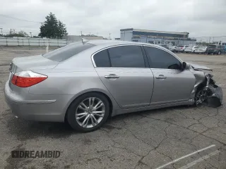 2011 Hyundai Genesis with VIN KMHGC4DF4BU115882, listed as a Copart auction lot 73282404 with 104,797 mi miles and Salvage Title. Bid and sale history available at carsss.com. Image 3.