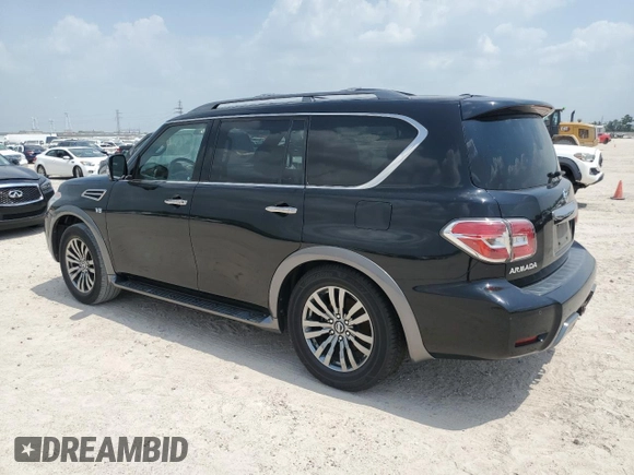 2018 Nissan Armada Platinum with VIN JN8AY2NF7J9333397, listed as a Copart auction lot 61851004 with 134,845 mi miles and Clean Title. Bid and sale history available at carsss.com. Image 2.