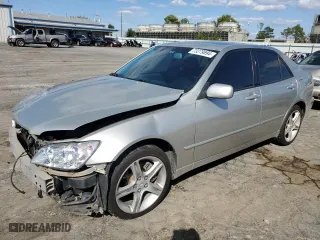2003 Lexus IS 300 with VIN JTHBD192130064557, listed as a Copart auction lot 73279894 with 185,009 mi miles and Salvage Title. Bid and sale history available at carsss.com. Image 1.