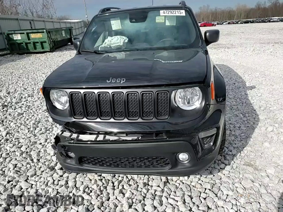 2021 Jeep Renegade 80th Anniversary with VIN ZACNJDBB0MPM33663, listed as a Copart auction lot 47292215 with Not provided miles and Salvage title. Bid and sale history available at DreamBid. Image 11.