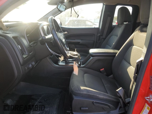2015 GMC Canyon 4WD SLE with VIN 1GTH6BE38F1183778, listed as a Copart auction lot 53371055 with 28,723 mi miles and Salvage Title. Bid and sale history available at carsss.com. Image 7.
