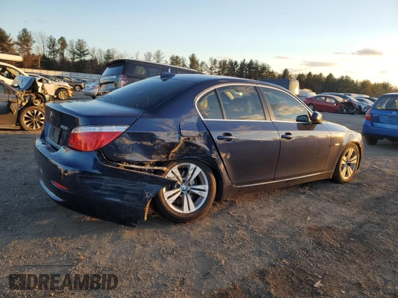 2010 BMW 5 Series 528i with VIN WBANU5C56AC442034, listed as a Copart auction lot 83315124 with 167,348 mi miles and Salvage Title. Bid and sale history available at carsss.com. Image 3.