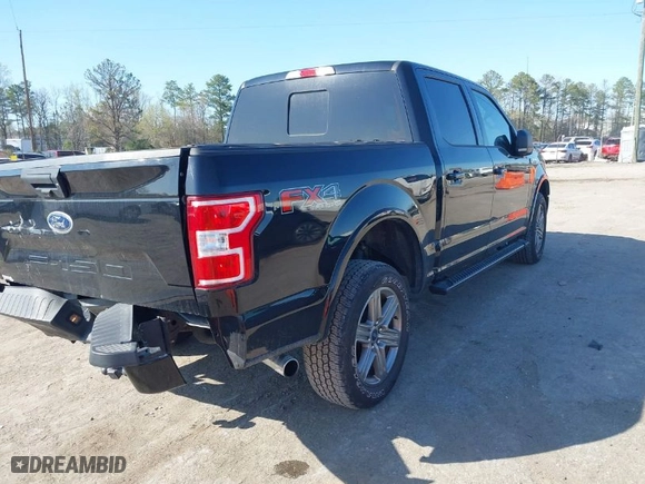 2019 Ford F-150 XL with VIN 1FTEW1E57KFD10712, listed as a IAAI auction lot 41857900 with 31,984 mi miles. Bid and sale history available at carsss.com. Image 4.