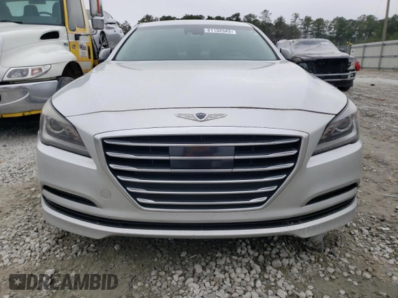 2017 Genesis G80 3.8L with VIN KMHGN4JE4HU172064, listed as a Copart auction lot 81132543 with 126,750 mi miles and Salvage Title. Bid and sale history available at carsss.com. Image 5.