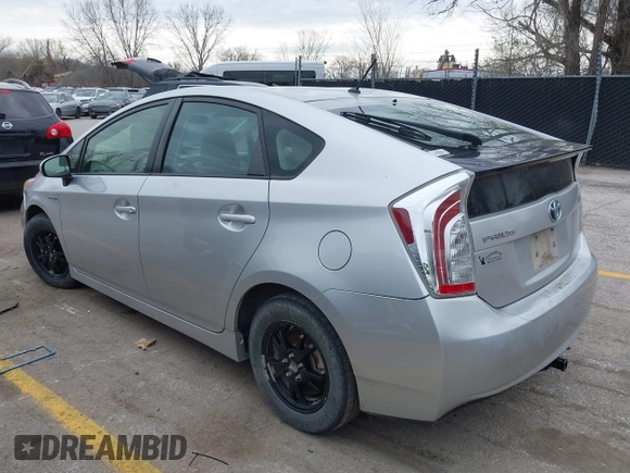 2013 Toyota Prius One with VIN JTDKN3DU5D5687140, listed as a IAAI auction lot 41881490 with 275,932 mi miles and . Bid and sale history available at DreamBid. Image 3.