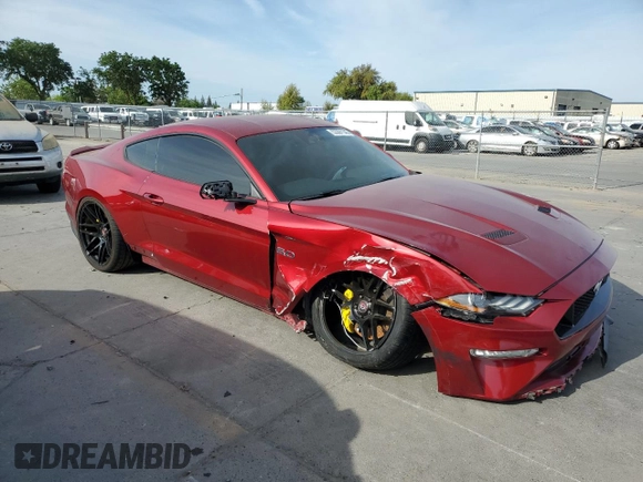 2019 Ford Mustang GT z VIN 1FA6P8CF5K5178437, wystawiony jako Copart lot #53391145 z przebiegiem 37 010 mil mil oraz Szkody całkowita. Historia ofert i sprzedaży dostępna na DreamBid. Obrazek 4.