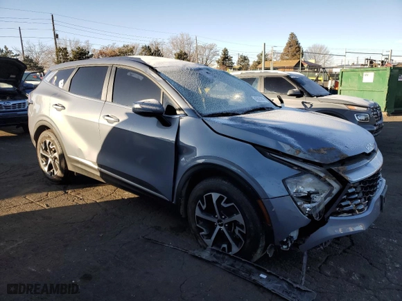 2023 Kia Sportage EX with VIN 5XYK33AF6PG049681, listed as a Copart auction lot 43626945 with 29,620 mi miles and Salvage Title. Bid and sale history available at carsss.com. Image 4.