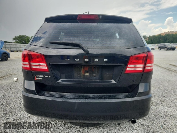 2013 Dodge Journey American Value with VIN 3C4PDCAB4DT650236, listed as a Copart auction lot 62913595 with Not provided miles and Salvage title. Bid and sale history available at DreamBid. Image 6.