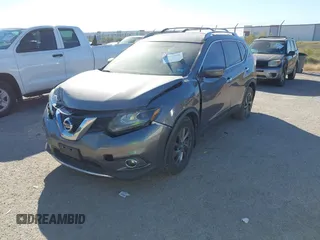 2016 Nissan Rogue SL with VIN 5N1AT2MT8GC874175, listed as a IAAI auction lot 40655066 with 134,540 mi miles and . Bid and sale history available at carsss.com. Image 17.