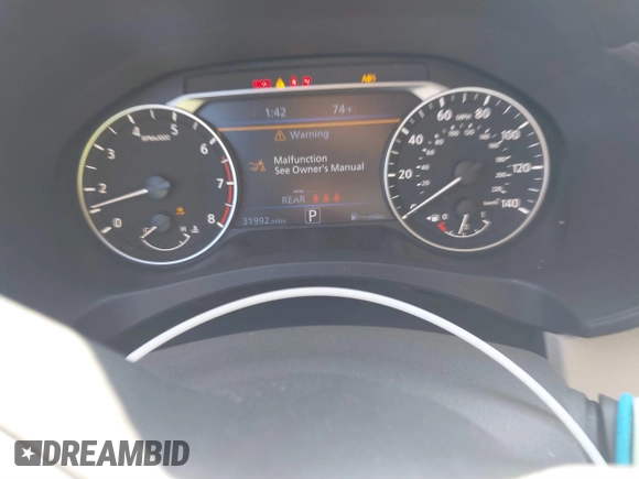 2023 Nissan Altima SL with VIN 1N4BL4EV3PN307743, listed as a IAAI auction lot 41236574 with 31,992 mi miles and . Bid and sale history available at DreamBid. Image 7.