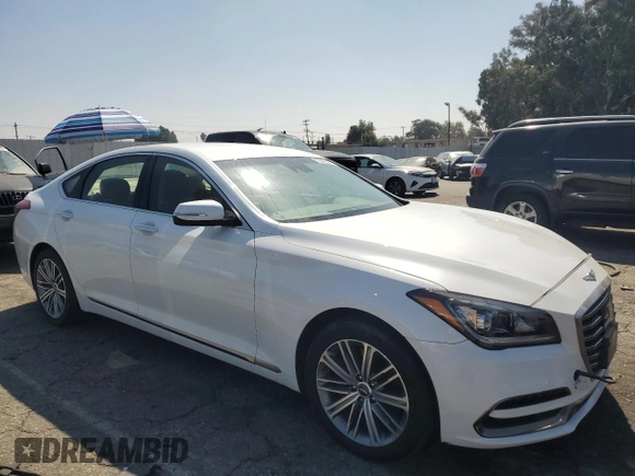 2020 Genesis G80 3.8L with VIN KMTFN4JE6LU337140, listed as a Copart auction lot 72783574 with 36,225 mi miles and Salvage Title. Bid and sale history available at carsss.com. Image 4.
