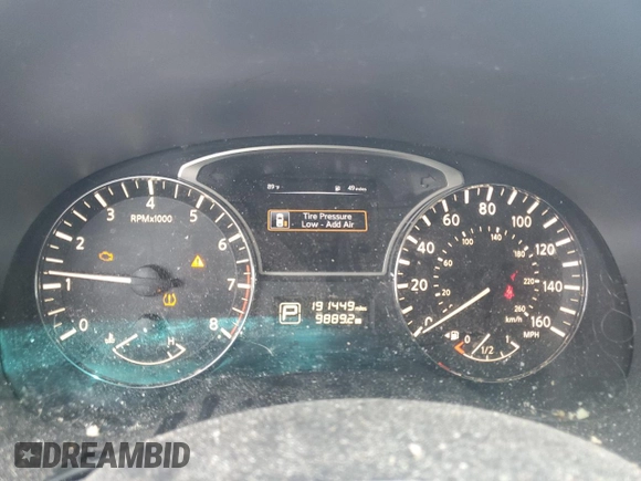 2015 Nissan Pathfinder S with VIN 5N1AR2MN6FC645878, listed as a Copart auction lot 60121285 with 191,449 mi miles and Salvage title. Bid and sale history available at DreamBid. Image 9.