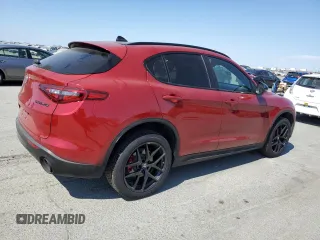 2019 Alfa Romeo Stelvio Ti z VIN ZASPAKBN0K7C49786, wystawiony jako Copart lot #58251815 z przebiegiem 111 397 mil mil oraz Czysty tytuł • Clean title. Historia ofert i sprzedaży dostępna na DreamBid. Obrazek 3.