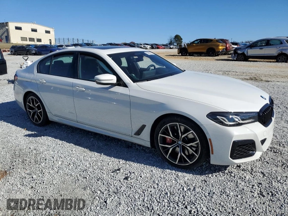 2023 BMW 5 Series 540i xDrive with VIN WBA73BJ07PWY20967, listed as a Copart auction lot 83665074 with Not Provided miles and Salvage Title. Bid and sale history available at carsss.com. Image 4.