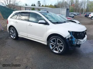 2013 Ford Edge Sport with VIN 2FMDK4AK7DBA97149, listed as a IAAI auction lot 41889703 with 90,541 mi miles. Bid and sale history available at carsss.com. Image 1.
