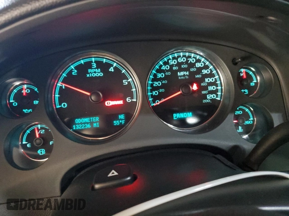 2010 Chevrolet Tahoe LTZ with VIN 1GNUKCE05AR236038, listed as a Copart auction lot 63033425 with 132,236 mi miles and Salvage title. Bid and sale history available at DreamBid. Image 9.