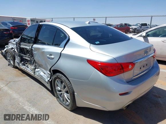 2017 Infiniti Q50 Signature Edition with VIN JN1EV7AP0HM734589, listed as a IAAI auction lot 42094090 with 40,264 mi miles and . Bid and sale history available at DreamBid. Image 3.