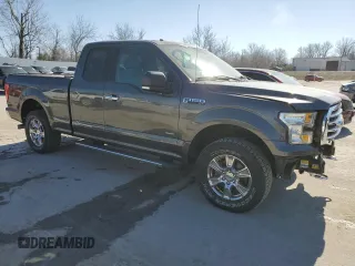2016 Ford F-150 XLT with VIN 1FTEX1EP2GFD61525, listed as a Copart auction lot 48534085 with 92,859 mi miles and Salvage Title. Bid and sale history available at carsss.com. Image 4.
