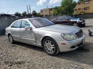 2003 Mercedes-Benz S 430 z VIN WDBNG70J83A354512, wystawiony jako Copart lot #58195225 z przebiegiem 78 502 mil mil oraz Szkoda całkowita • Salvage title. Historia ofert i sprzedaży dostępna na DreamBid. Obrazek 4.