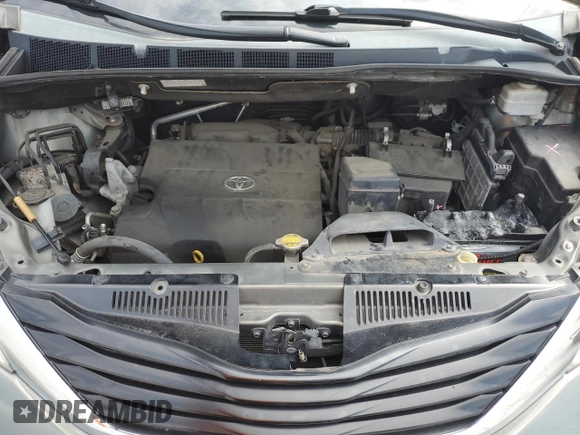 2012 Toyota Sienna LE AAS with VIN 5TDKK3DC3CS221490, listed as a Copart auction lot 59673925 with Not provided miles and Clean title. Bid and sale history available at DreamBid. Image 12.
