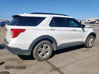 2020 Ford Explorer XLT with VIN 1FMSK7DH1LGA14153, listed as a Copart auction lot 47699275 with 100,555 mi miles and Salvage Title. Bid and sale history available at DreamBid. Image 3.