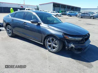 2024 Honda Accord EX with VIN 1HGCY1F3XRA024781, listed as a IAAI auction lot 41811062 with 7,843 mi miles and . Bid and sale history available at DreamBid. Image 1.
