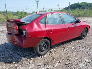 2009 Hyundai Elantra GLS with VIN KMHDU46D69U677160, listed as a IAAI auction lot 42393190 with 100,275 mi miles and . Bid and sale history available at DreamBid. Image 4.
