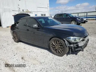 2017 BMW 3 Series 340i xDrive with VIN WBA8B7C3XHK858665, listed as a Copart auction lot 49678965 with 65,606 mi miles and Salvage Title. Bid and sale history available at carsss.com. Image 4.