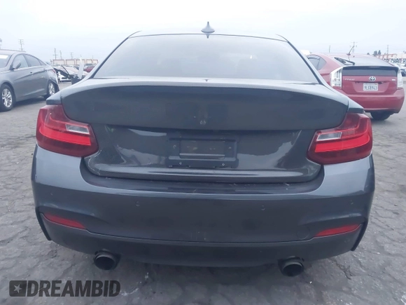 2016 BMW 2 Series M235i with VIN WBA1J7C50GV360395, listed as a IAAI auction lot 41158426 with 81,208 mi miles. Bid and sale history available at carsss.com. Image 16.