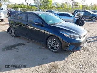 2023 Kia Forte GT-Line with VIN 3KPF54AD4PE528582, listed as a IAAI auction lot 41543312 with 44,784 mi miles. Bid and sale history available at carsss.com. Image 1.