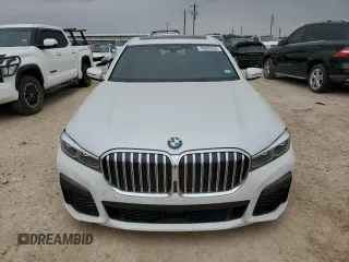 2021 BMW 7 Series 740i with VIN WBA7T2C06MCF88813, listed as a Copart auction lot 49589555 with 60,802 mi miles and Salvage title. Bid and sale history available at DreamBid. Image 5.